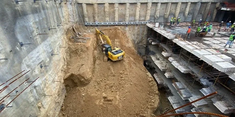 Conception géotechnique des excavations profondes à Dijon